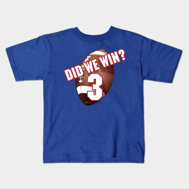 Did We Win? Kids T-Shirt by NN Tease